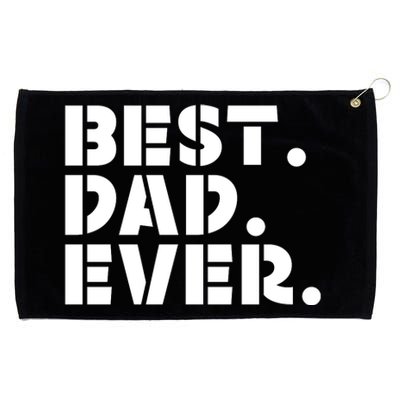 Best Dad Ever Gift For Dad For Dad Husband Men Funny Grommeted Golf Towel