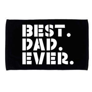 Best Dad Ever Gift For Dad For Dad Husband Men Funny Microfiber Hand Towel