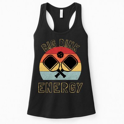 Big Dink Energy Pickleball Funny Dinking Pickle Ball Lover Womens Tank Top
