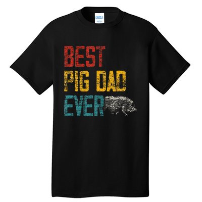 Best Dad Ever Pig Tall T-Shirt