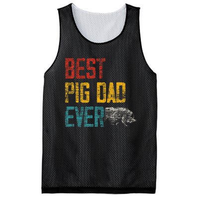 Best Dad Ever Pig Mesh Reversible Basketball Jersey Tank