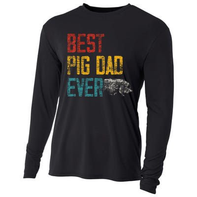 Best Dad Ever Pig Cooling Performance Long Sleeve Crew