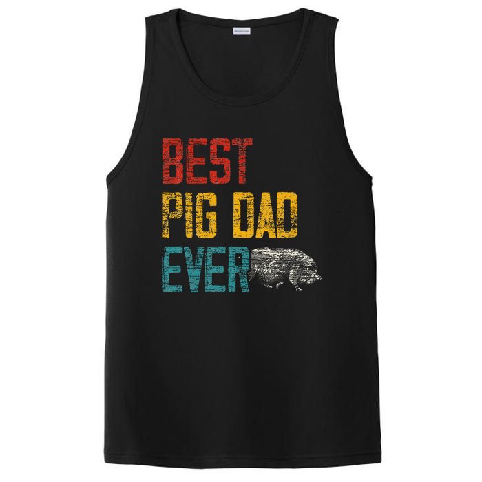 Best Dad Ever Pig PosiCharge Competitor Tank