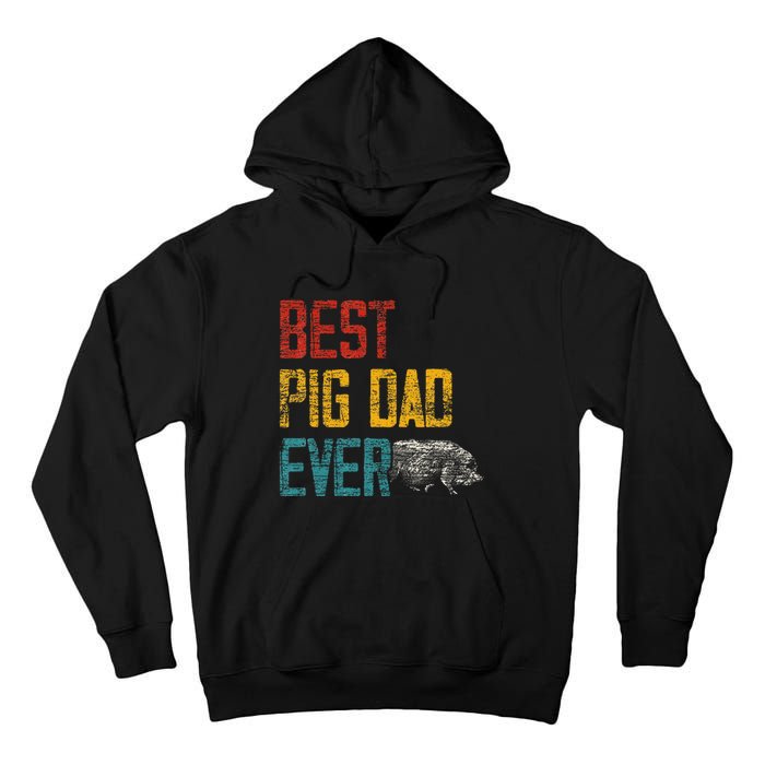 Best Dad Ever Pig Tall Hoodie