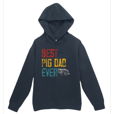 Best Dad Ever Pig Urban Pullover Hoodie