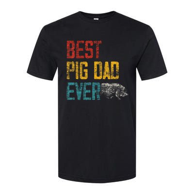 Best Dad Ever Pig Softstyle CVC T-Shirt