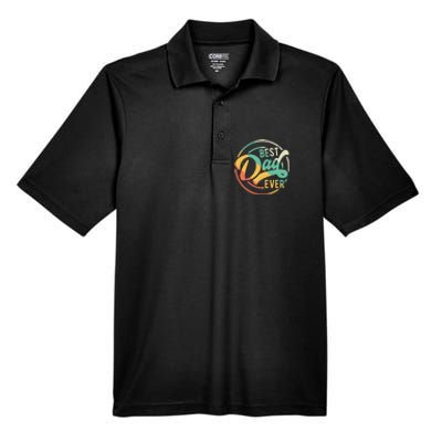 Best Dad Ever Daddy Fathers Day Birthday Gifts For Dad Men's Origin Performance Piqué Polo