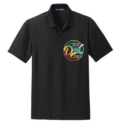 Best Dad Ever Daddy Fathers Day Birthday Gifts For Dad Dry Zone Grid Polo