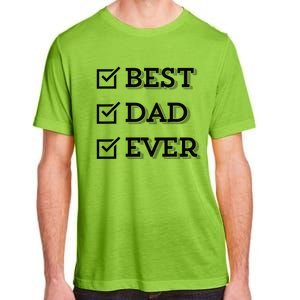 Best Dad Ever Gift For Dad From Daughter Sons Graphic Adult ChromaSoft Performance T-Shirt