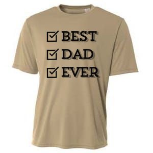 Best Dad Ever Gift For Dad From Daughter Sons Graphic Cooling Performance Crew T-Shirt