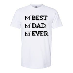 Best Dad Ever Gift For Dad From Daughter Sons Graphic Softstyle CVC T-Shirt