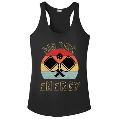 Big Dink Energy Funny Pickleball Ladies PosiCharge Competitor Racerback Tank