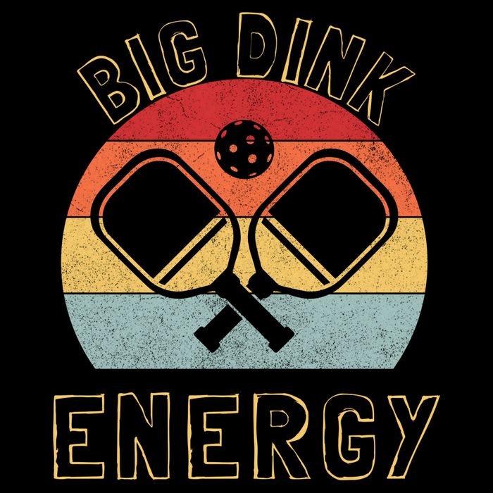 Big Dink Energy Funny Pickleball Youth Performance Sprint T-Shirt