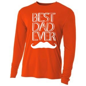 Best Dad Ever Cute Gift Cooling Performance Long Sleeve Crew