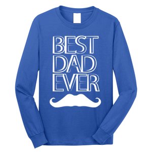 Best Dad Ever Cute Gift Long Sleeve Shirt