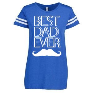 Best Dad Ever Cute Gift Enza Ladies Jersey Football T-Shirt