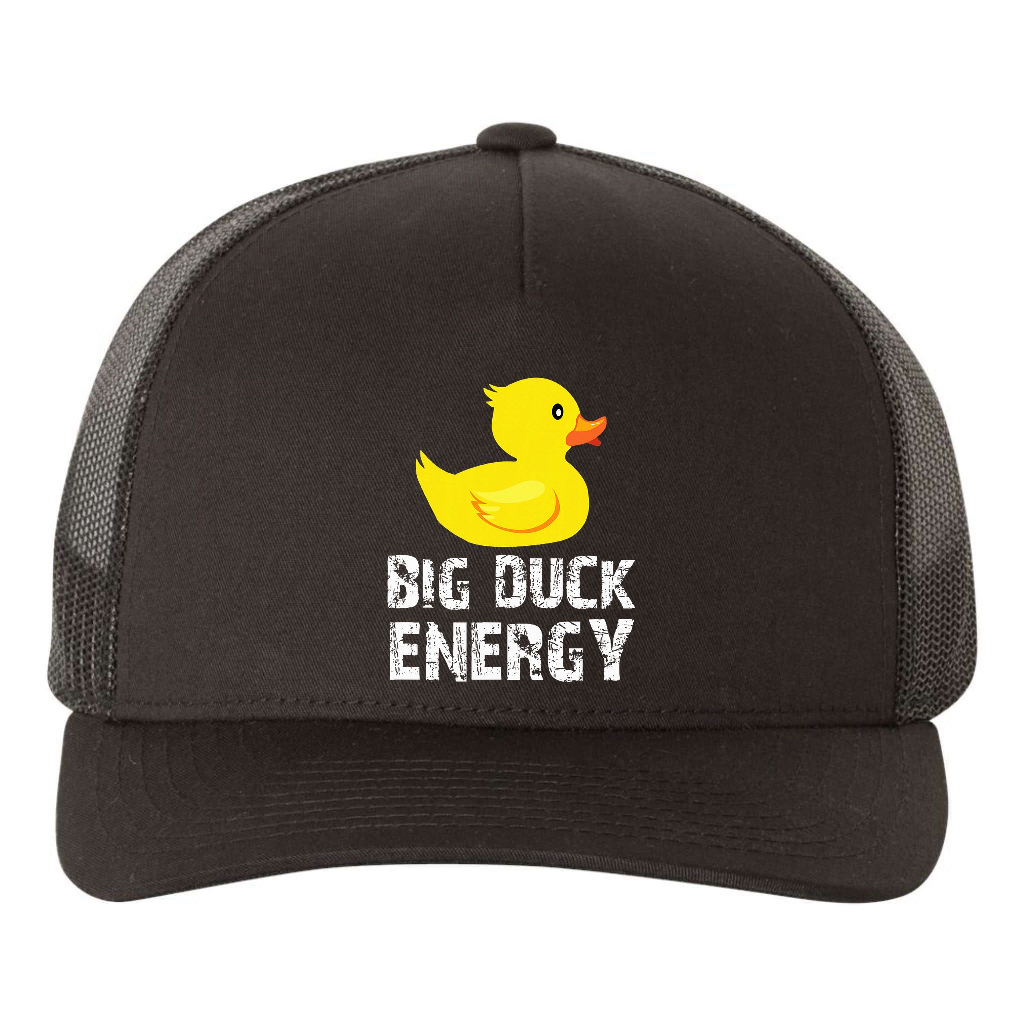 Big Duck Energy Yellow Rubber Duck Design Yupoong Adult 5-Panel Trucker Hat