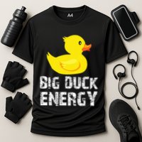 Big Duck Energy Yellow Rubber Duck Design Performance Shirt