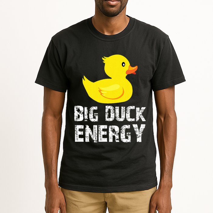Big Duck Energy Yellow Rubber Duck Design Tall T-Shirt