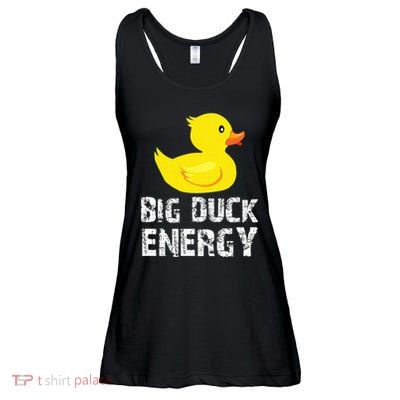 Big Duck Energy Yellow Rubber Duck Design Ladies Essential Flowy Tank