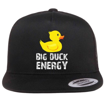 Big Duck Energy Yellow Rubber Duck Design Flatbill Hat