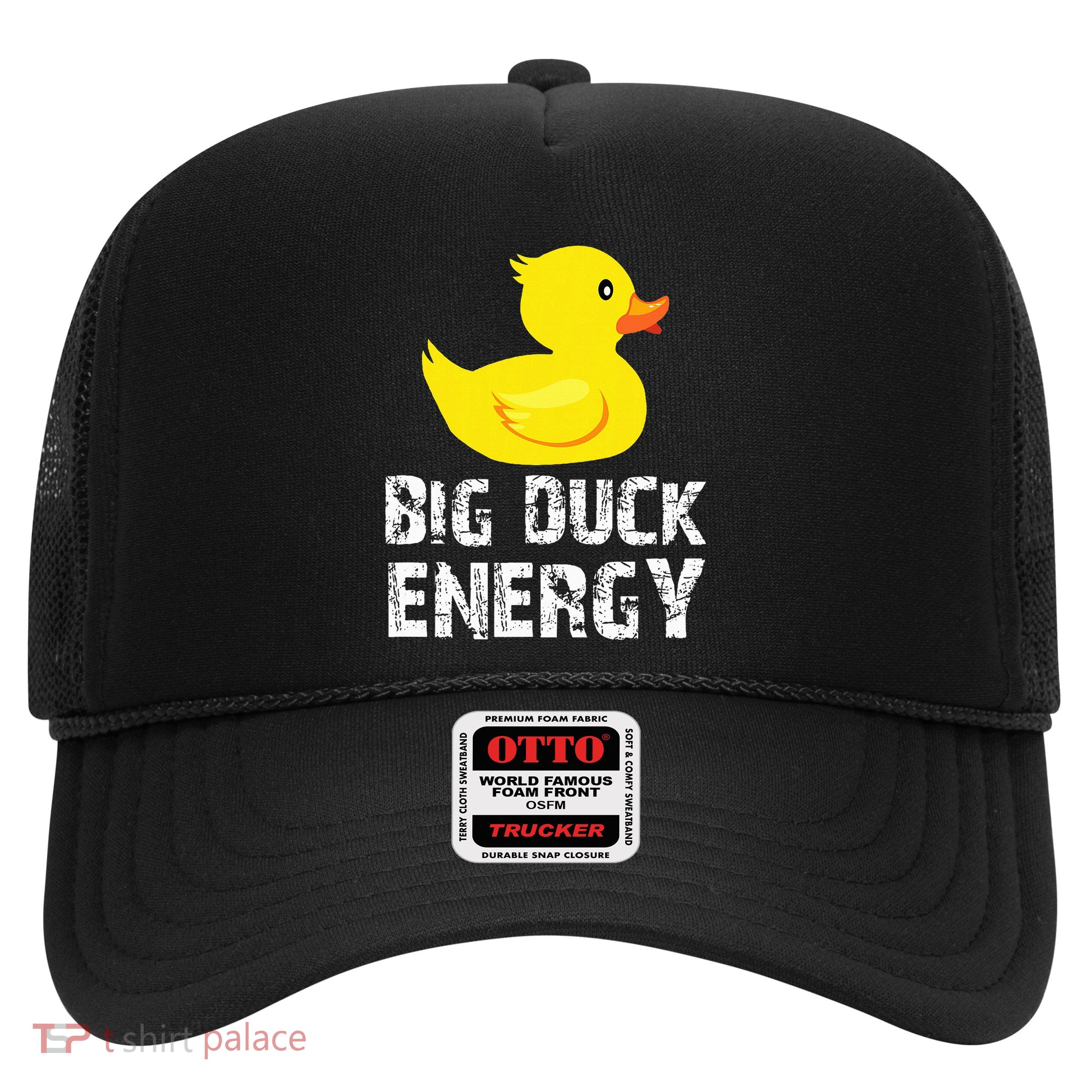 Big Duck Energy Yellow Rubber Duck Design Trucker Hat