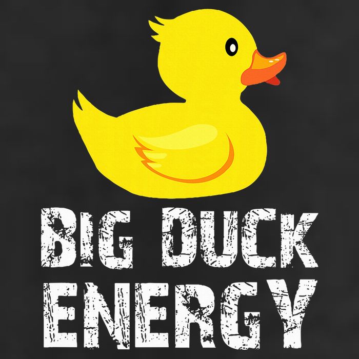 Big Duck Energy Yellow Rubber Duck Design Golf Towel