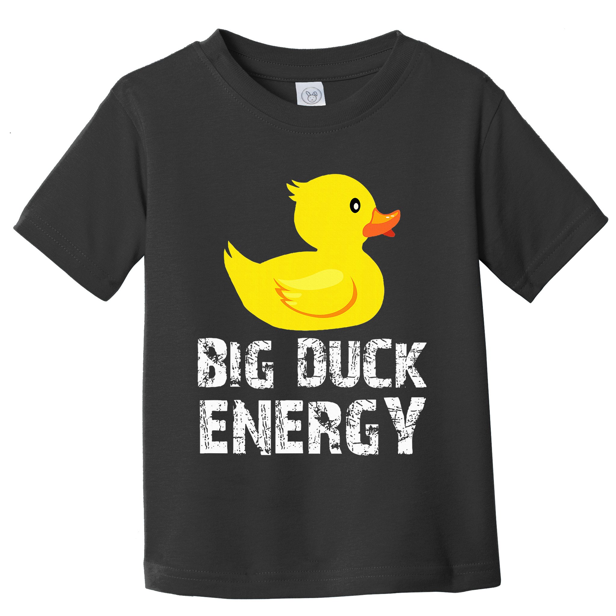 Big Duck Energy Yellow Rubber Duck Design Toddler T-Shirt