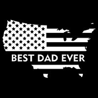 Best Dad Ever Patriot USA Flag Bag