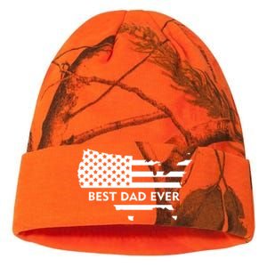 Best Dad Ever Patriot USA Flag Kati Licensed 12" Camo Beanie