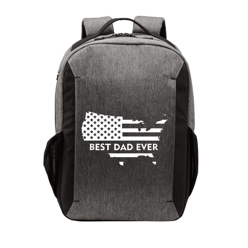 Best Dad Ever Patriot USA Flag Vector Backpack
