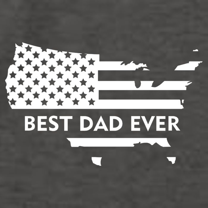 Best Dad Ever Patriot USA Flag Vector Backpack