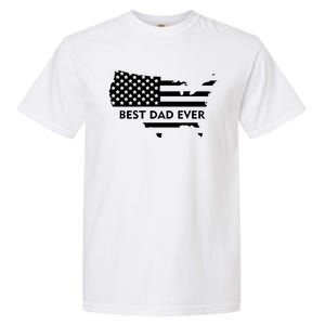 Best Dad Ever Patriot USA Flag Garment-Dyed Heavyweight T-Shirt