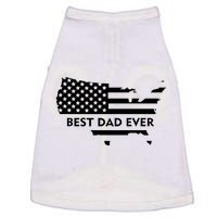 Best Dad Ever Patriot USA Flag Doggie Tank