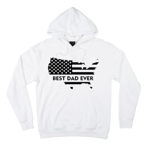 Best Dad Ever Patriot USA Flag Hoodie