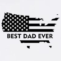 Best Dad Ever Patriot USA Flag Apron
