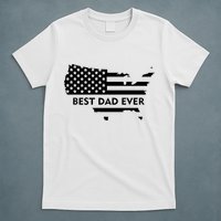Best Dad Ever Patriot USA Flag T-Shirt