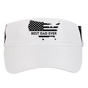 Best Dad Ever Patriot USA Flag Adult Drive Performance Visor