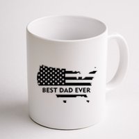 Best Dad Ever Patriot USA Flag Coffee Mug