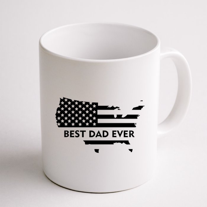 Best Dad Ever Patriot USA Flag Coffee Mug