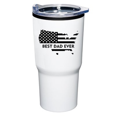 Best Dad Ever Patriot USA Flag Tumbler