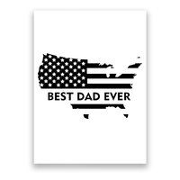 Best Dad Ever Patriot USA Flag Poster