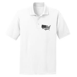 Best Dad Ever Patriot USA Flag PosiCharge RacerMesh Polo