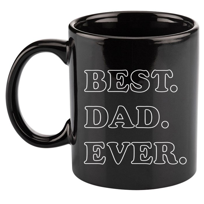 Best Dad Ever Gift 11oz C Handle Ceramic Mug