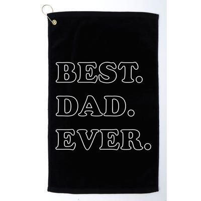 Best Dad Ever Gift Golf Towel