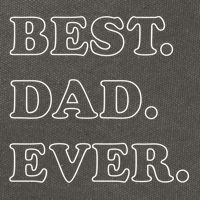 Best Dad Ever Gift Cotton Canvas Backpack
