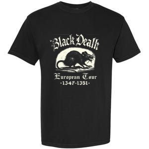 Black Death European Plague Rat Medieval History Garment-Dyed Heavyweight T-Shirt