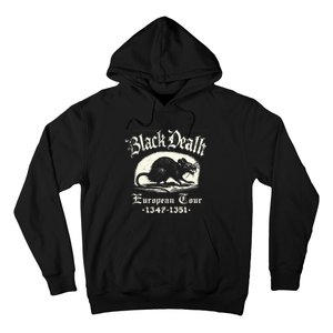 Black Death European Plague Rat Medieval History Hoodie