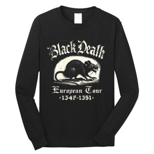 Black Death European Plague Rat Medieval History Long Sleeve Shirt