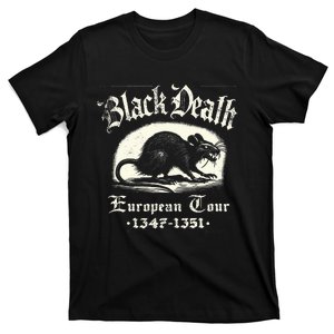 Black Death European Plague Rat Medieval History T-Shirt